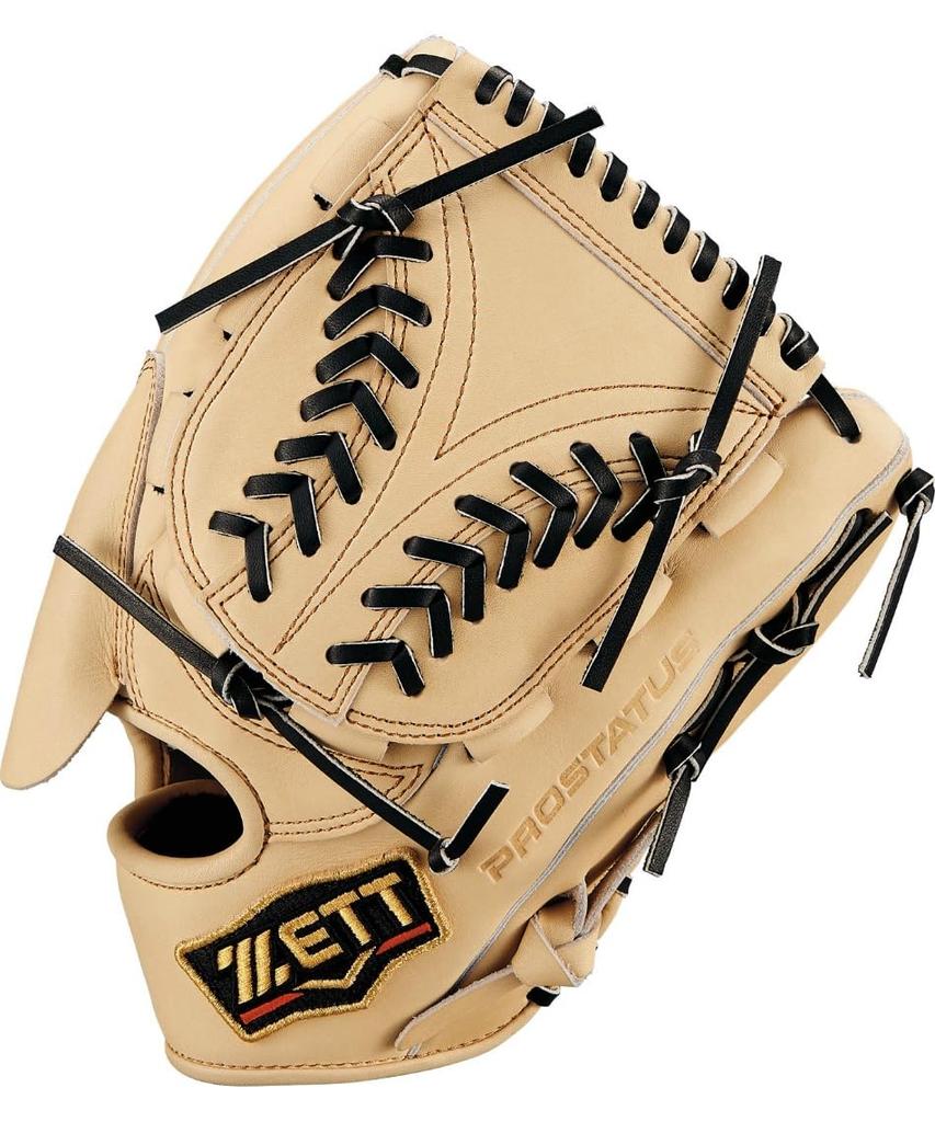 ZETT Pro Status Pastel Size BRGB30271G Pitcher's Glove, B/Black (3219), 5,