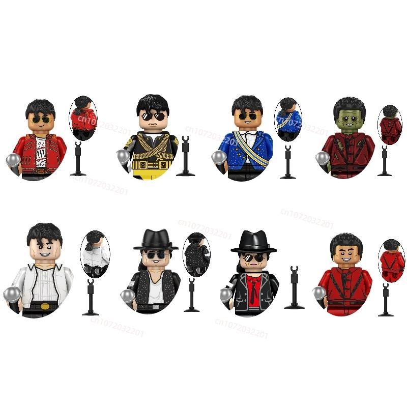 Nuovo 148 Pezzi Michael Blocchi da Costruzione Mini Cos Moonwalk Thriller Costume da Performance Modello di Assemblaggio Giocattolo Statuetta Per Regalo ai Fan
