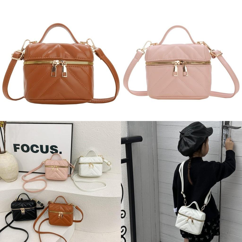 Stylish Korean Minimalist Princess Single Shoulder Bag For Kids In Trendy Colors