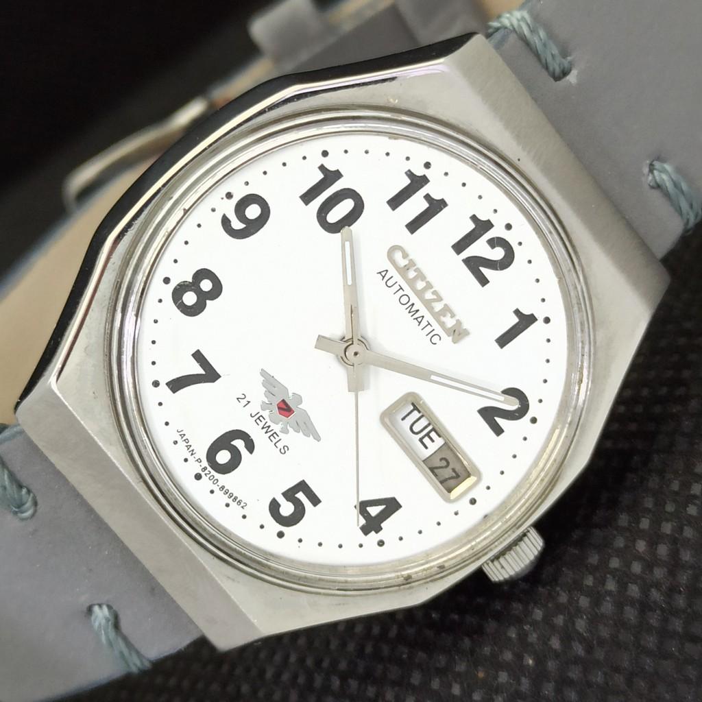 

Б/У РЕДКИЕ ВИНТАЖНЫЕ ЧАСЫ CITIZEN AUTOMATIC 8200 ЯПОНИЯ МУЖСКИЕ БЕЛЫЕ ЧАСЫ 546-a287748-2 SKU546-a287748