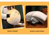 Soft Cute Cartoon Animal Hand Warmer 3-in-1 Pillow Blanket for Office Naps