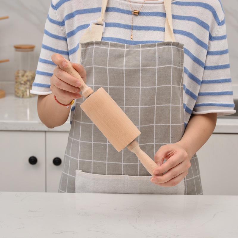 Unpainted Unwaxed Beech Wood Rolling Pin for Dough and Dumplings