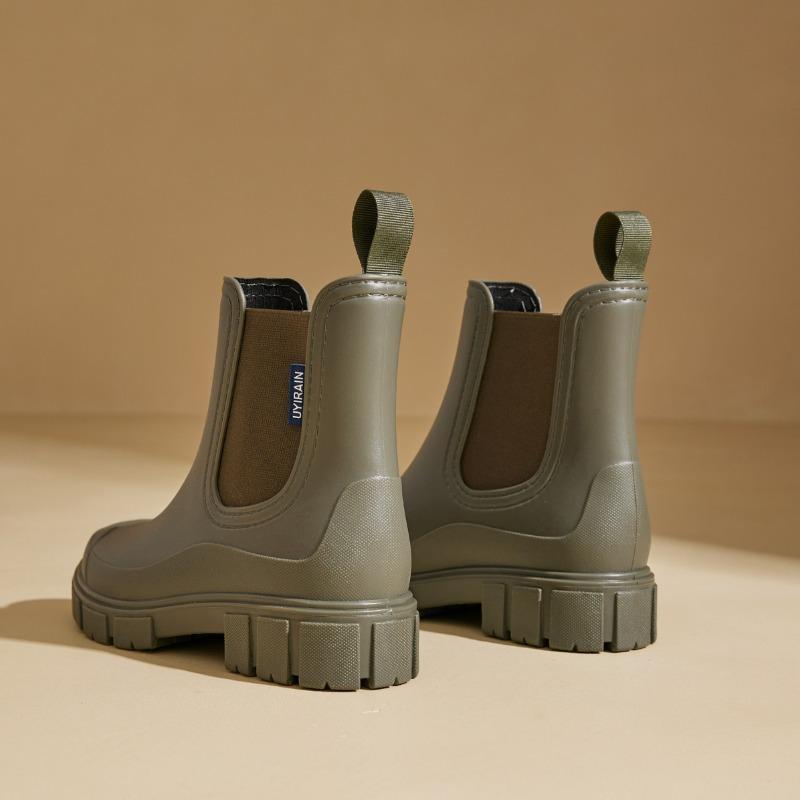 Women's Mid-Calf Rain Boots | Thick Non-Slip Sole, PVC Upper, Casual & Formal Wet Weather Footwear, Rain Shoes, Footwear, Rainy Day Shoes