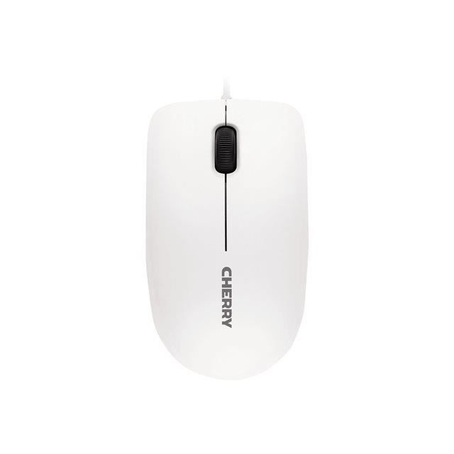 CHERRY MC 1000 Optical Wired Mouse - 3 Buttons - 1200 Dpi - White