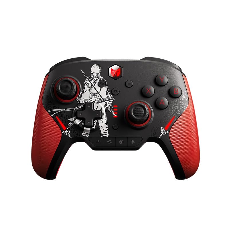 

Warriors ORIGINS Limited BIGBIG WON BLITZ2 TMR Бездротовий контролер з TMR Магнітним опором Частота опитування 2000 Гц 16 Механічних перемикачів 1000 мАг Висока чорний