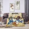 Avatar The Last Airbenders Blanket  Soft Funny Plush Bedding Throws For Kids Living Room Flannel Bedspread Bed Cover