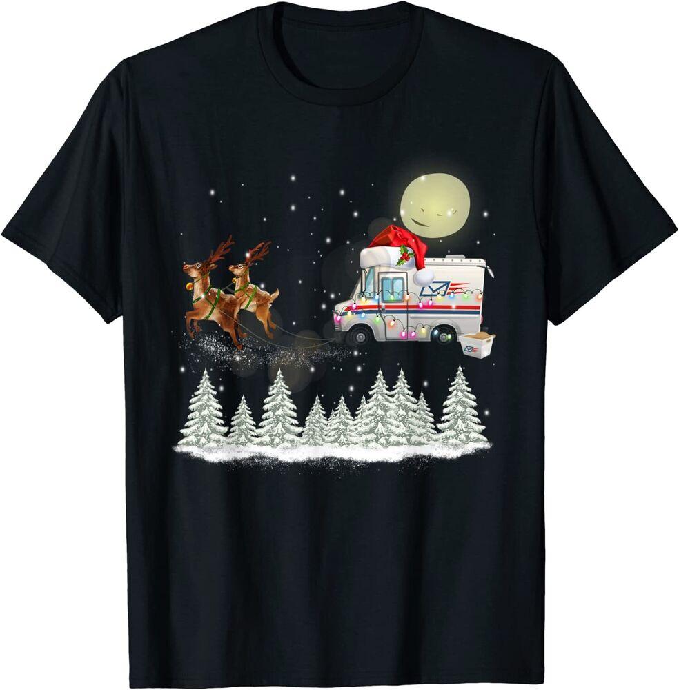 NEW LIMITED Mailman Postal Mail Carrier Xmas Funny Christmas Gift T-Shirt S-5XL Unisex T-Shirt XL