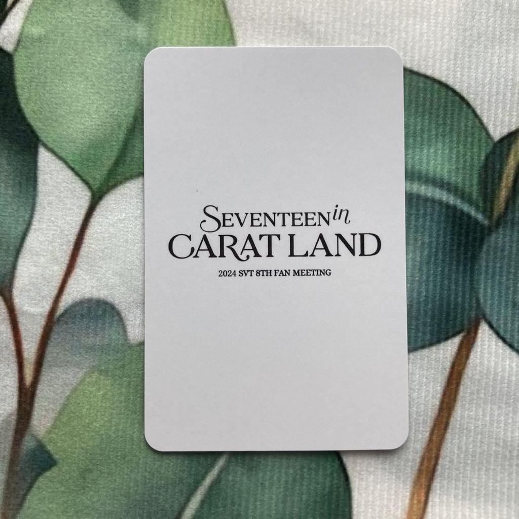 [USED] SEVENTEEN caratzone trading card Seungkwan 2024