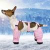 Dog Boot Waterproof Leggings Paw Protection Dog Snow Boots Winter Dirty-Proof Conjoined Body Pet Outdoor Walking Dog Accessories