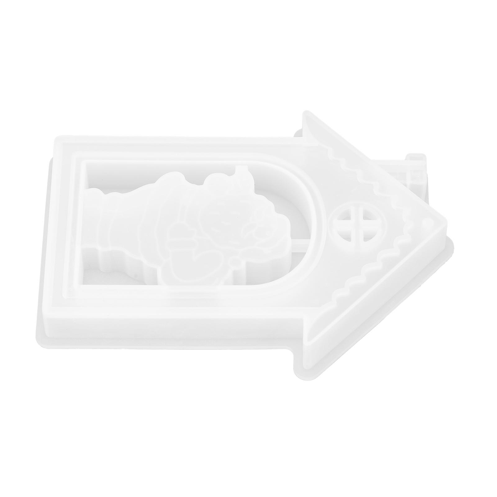 

Силиконовая форма Смола Прочная Мягкая Устойчивость к разрыву Формы для смолы для DIY ПоделокРождество