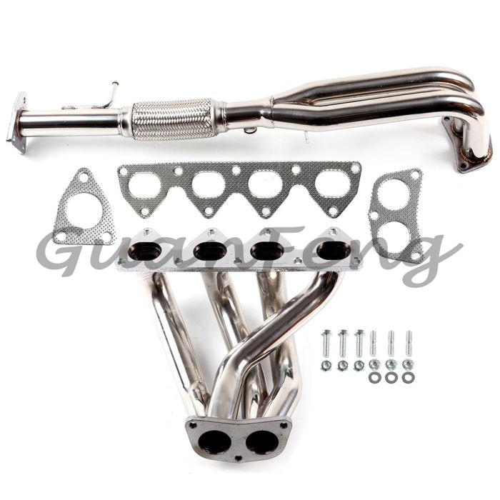 For Honda Prelude 2.2L 4CYL H22A1 Exhaust Header Manifold Gasket Kit for 1993-1996 Racing Performance Exhaust Header Kit