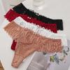 TERMEZY Felinus New Panties Women Lace Underwear Sexy Low-Waist G String Thong Hollow Out Underpant Solid Comfortable Female T-Back