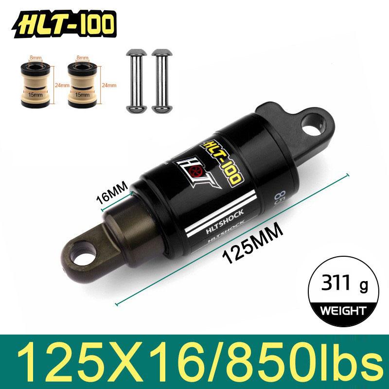 

165MM 150MM 185MM 125MM 750lbs mtb rear spring shock absorber For electric scooter dirt Mountain Bike suspension damper 125 850lbs