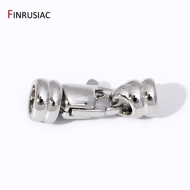 Trendy 18K Gold Plated Brass Pearl Clasps Connector,Beads End Clasps Fastener Connector For DIY Jewelry Making Accessories
