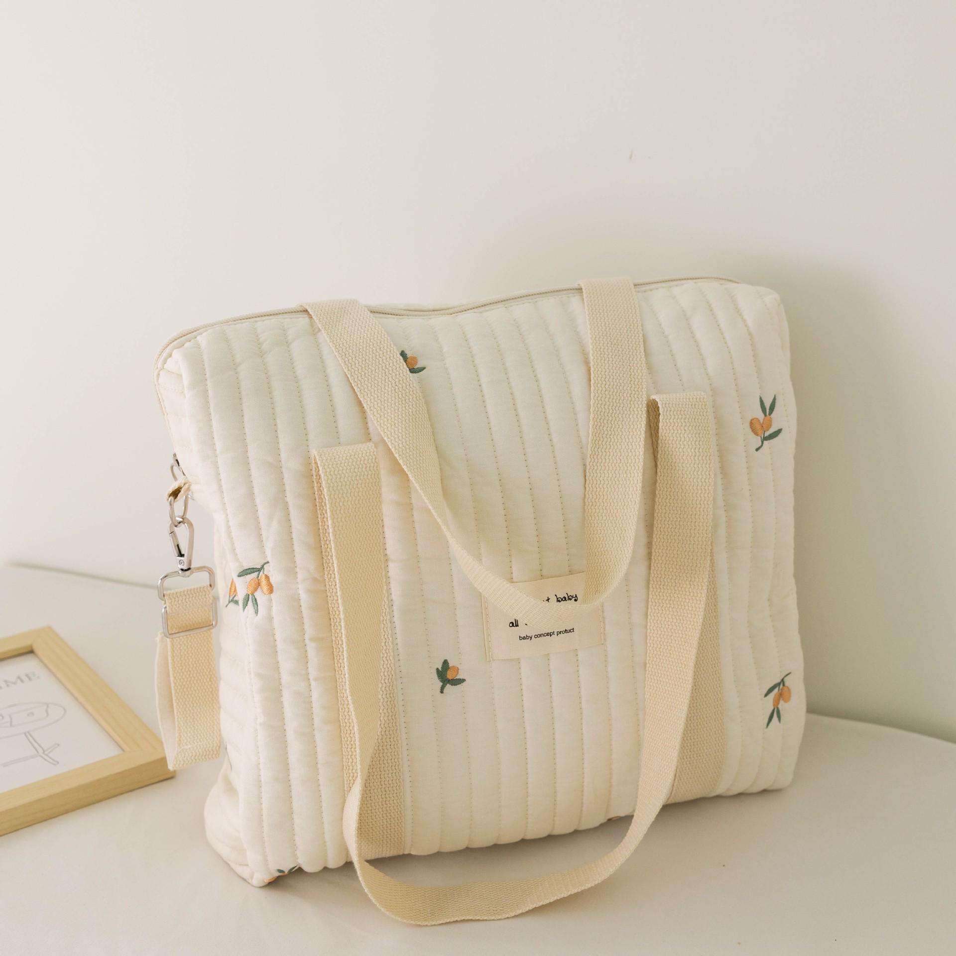 Zippered Quilted Embroidered Mummy Bag for Stroller