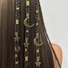 45Pcs/Set Metal Cutout Dreadlock Hair Rings Boho Hair Braid Accessories  For Girls Women