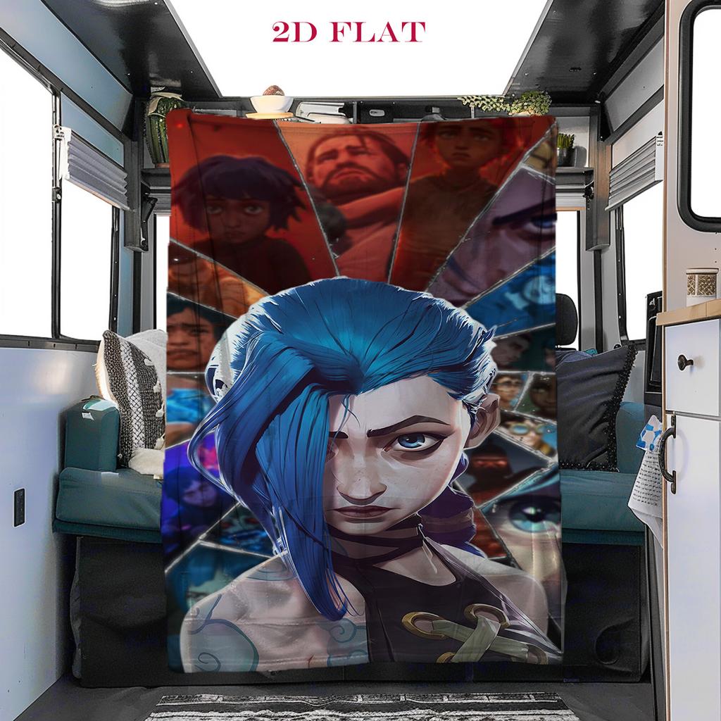Enigmatic Blue Eyes Blanket Sofa Blanket Camping Trip Air Conditioning Blanket Office Rest Blanket Christmas Gifts