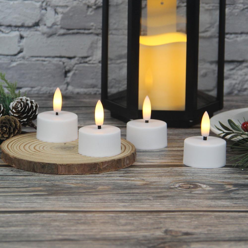 4/6/8/12 PCS Flameless Christmas LED Candle Light Remote Control Electronic Candle  New Year