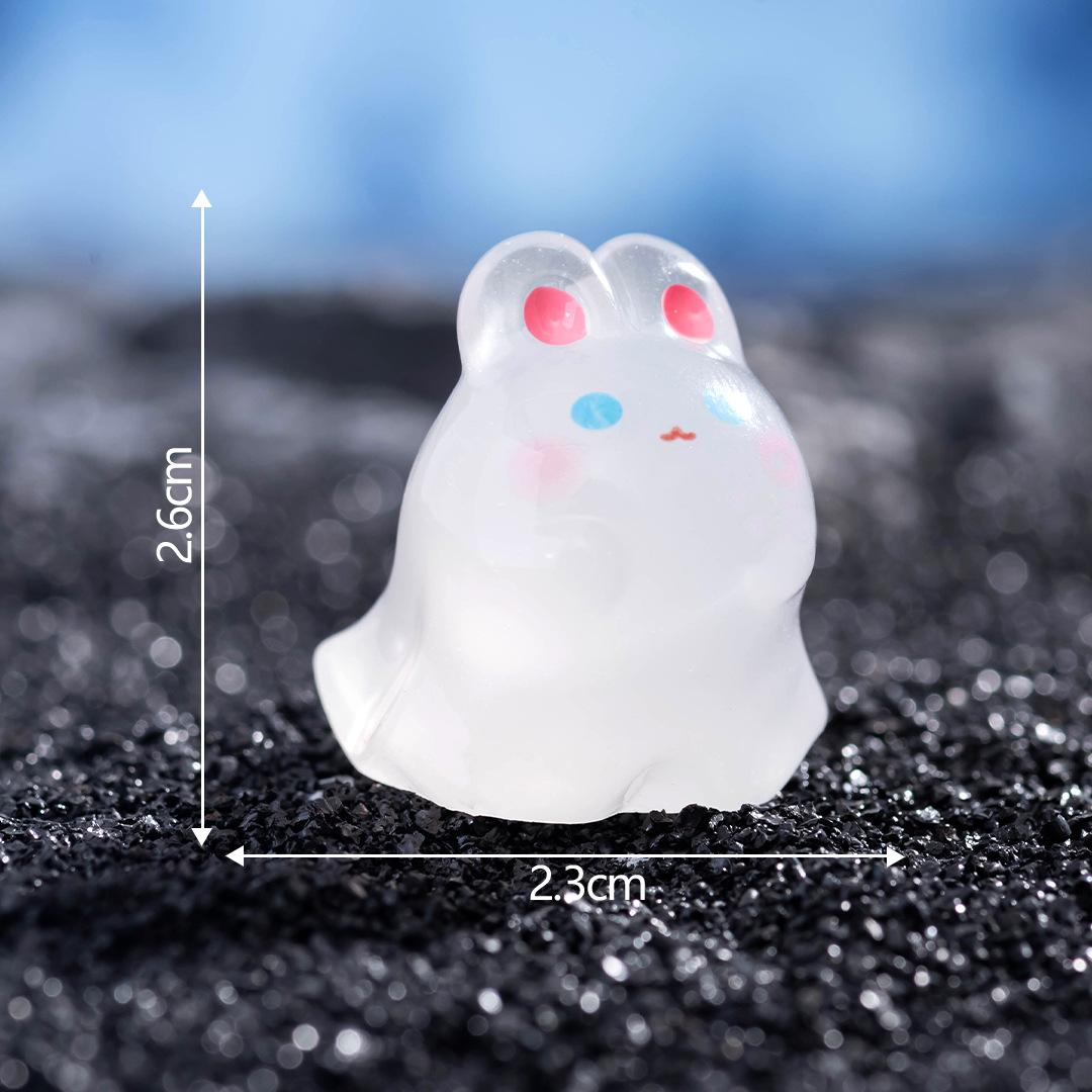 

Микропейзаж мультяшный милый светящийся в темноте кролик котенок собака животное призрак смола настольное украшение аксессуары Animal Ghost10pcs