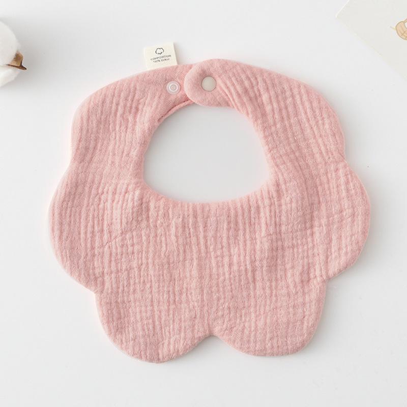 360-Degree Pure Cotton Petal Baby Drool Bib