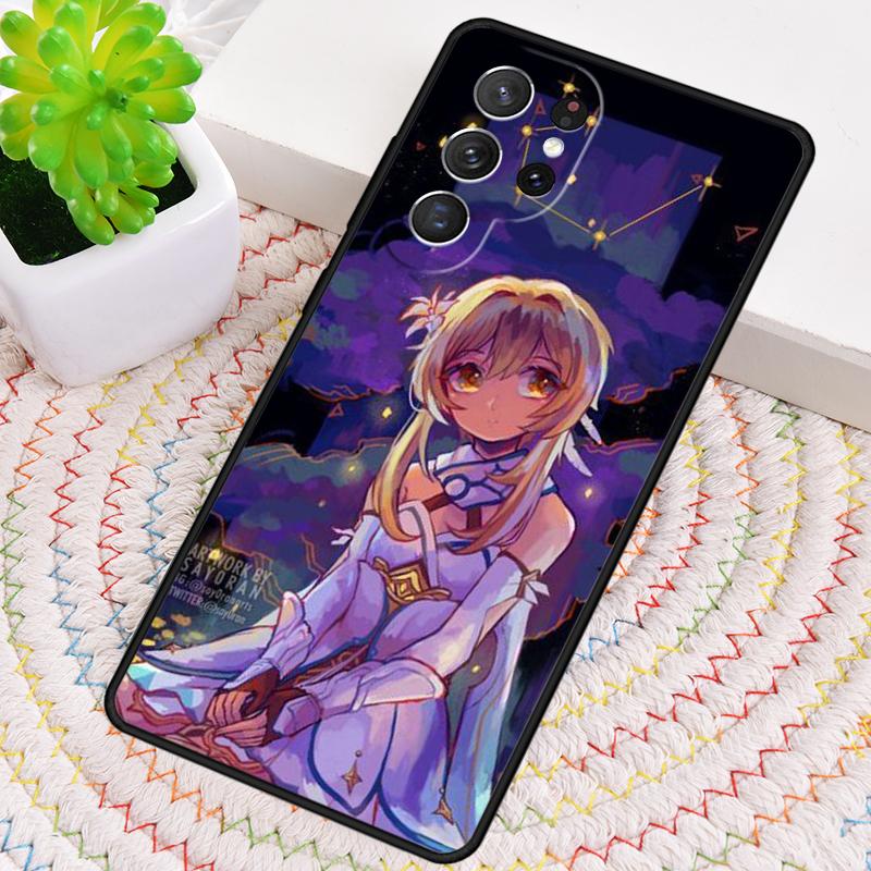 Genshin Impact Soft Silicone Phone Case For Samsung Galaxy Note 10 Pro S26 S25 S24 S23 S22 S21 Plus S25Ultra Capa Cover