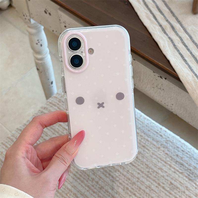 

Cute Rabbit Stars Cartoon iPhone 17/16 Pro Max/15 Pro Case Apple 16 Pro Max
