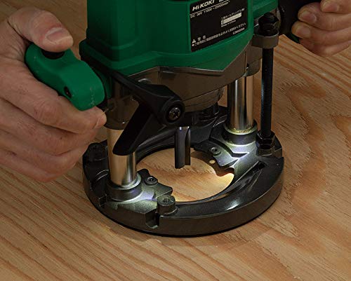 HiKOKI 36V Rechargeable Router and Trimmer M3612DA(NN) 6 8 12mm Shaft Diameters Battery Charger System Case Included 6mm Shaft Mounting Chuck Sleeve