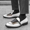 Men Flat Designer Shoes Round Toe Casual Leather Business Dress Shoes New Outdoor Antiskid Casual Antiskid Business Shoe