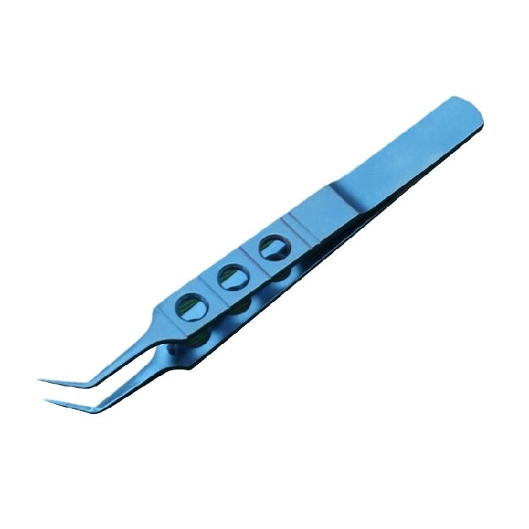 

1pc 11cm Micro Tweezers Eyelid Tweezers Toothed Toothless Platform Ophthalmic Instruments Makeup Tools/accessories