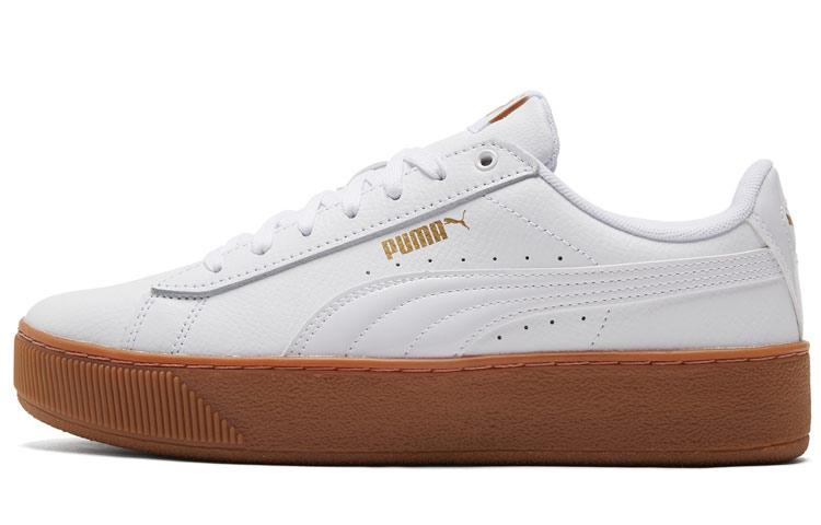 PUMA Vikky Platform Gs White/ Women s 384643-03 35.5