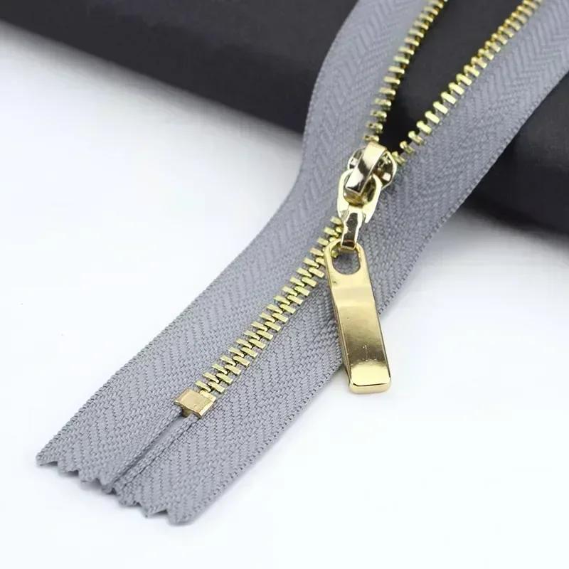 5/10Pcs 3# 15-30cm Close-end Metal Zippers Purse Handbag Zip Closure Decor Zipper for Clothes Pocket Zips DIY Sewing Accessory