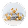 3pcs Airplane Hanging Ornament Retro Decoration Iron Airplane Model for Car Desktop Yellow Red Blue
