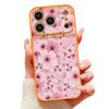 Magnetic For Magsafe Case For iPhone 17 Pro Max Full Screen Peach Blossoms Skin Feeling Cover For iPhone 16 15 14 13 Pro Max