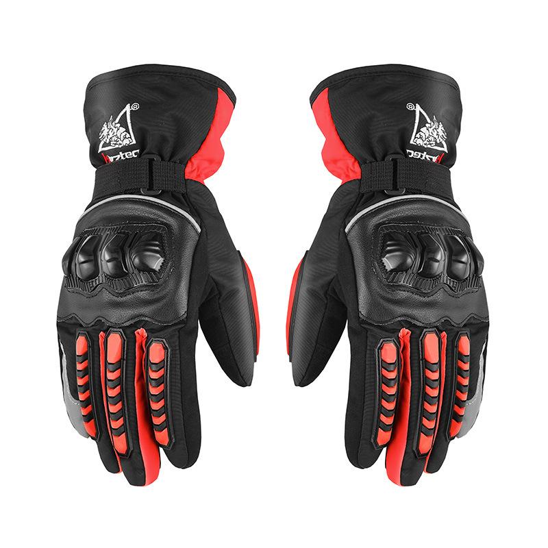 Latest motorcycle riding skiing autumn and winter gloves winter warm windproof waterproof thickened touch screen outdoor gloves