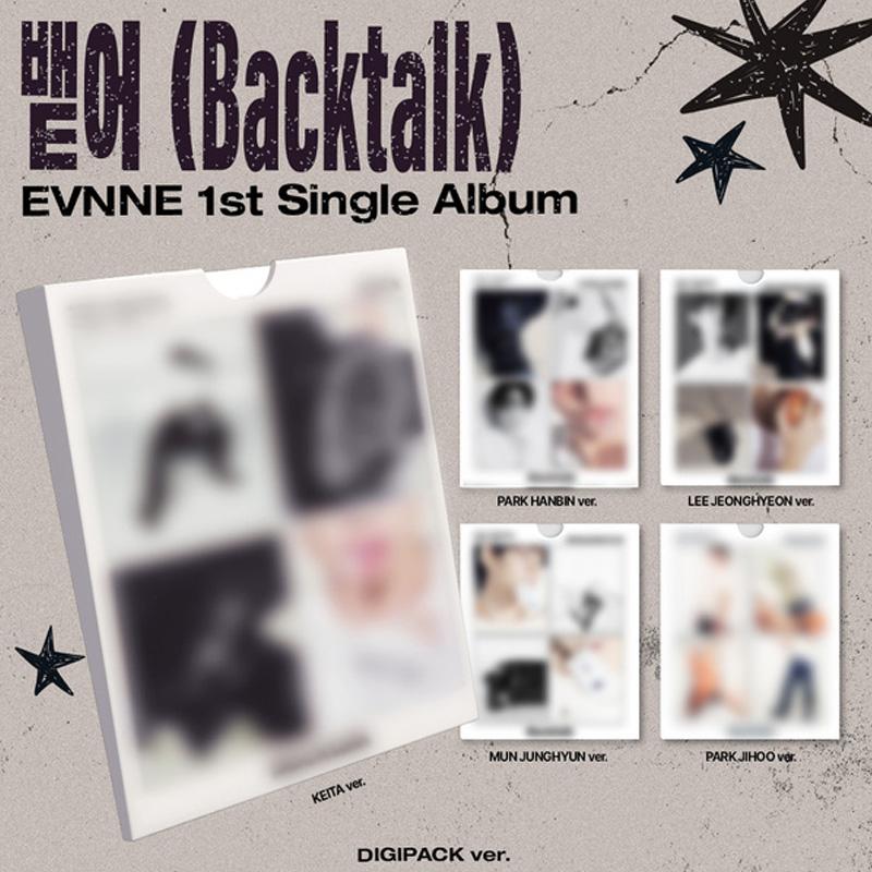[PRE ORDER] EVNNE – 1st Single Album Backtalk Digipack Ver.