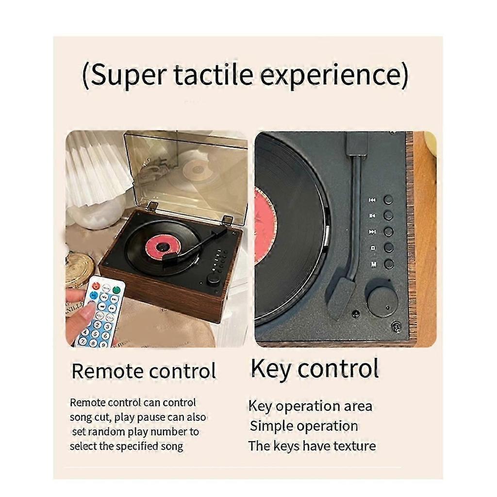 Lettore CD Retrò Ricaricabile Supporto CD BT USB 3,5 mm AUX Lettore CD Portatile Compatibile Bluetooth 5.