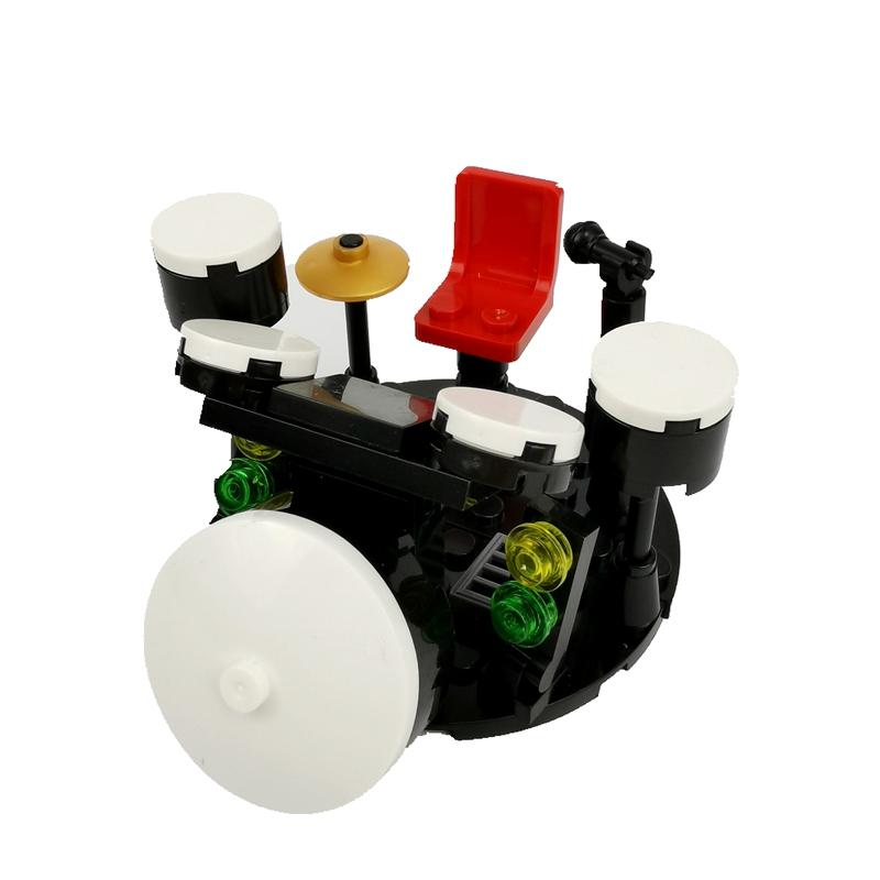 City MOC Furniture Desktop Game Computer Table Desk Piano Prints Set Building Blocks Toys for Children Assemble Bricks Parts