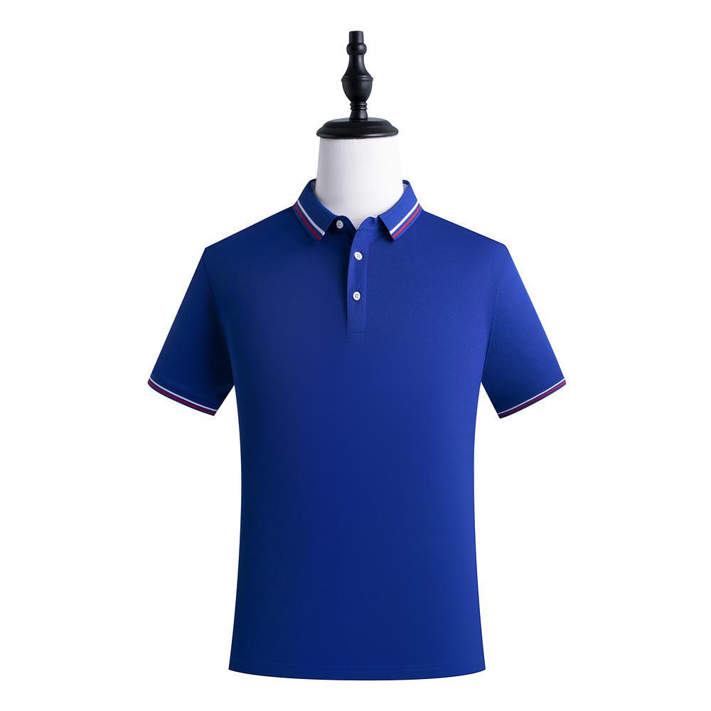 Custom Logo Quick Dry Short Sleeve Ice Silk Polo Shirt for Work or Advertising