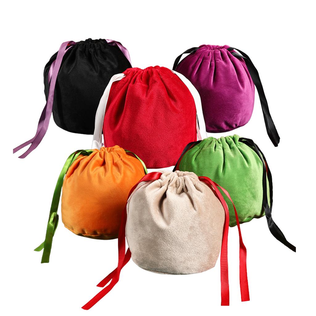 10 Pcs Pumpkin Gift Bags Little Hallowee Gift Bags With Drawstring Thanksgiving Pumpkin Candy Bags For Gift Goodies Candy Snacks