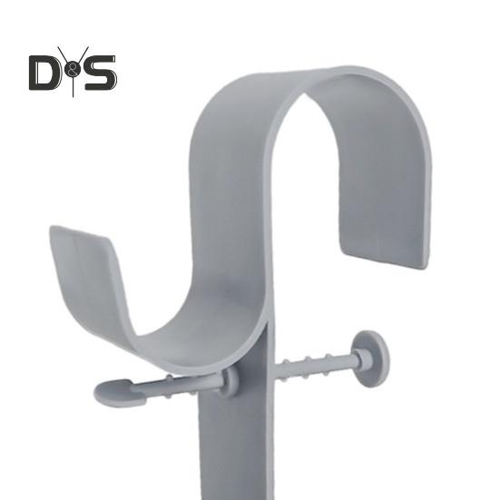 Swimming Pool Side Hook Adjustable Poolside Pool Leaf Skimmer Net Brush Holder Heavy Duty Plastic Above Ground Pool Pole Hanger Tools Pool Accessories