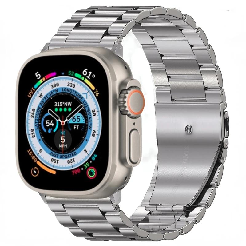 Metal strap For Apple watch band Ultra 3 49mm 46mm 42mm 45mm 41mm stainless steel wristband iWatch 11 10 9 8 7 6 5 SE 44mm band
