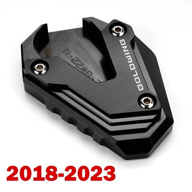 New Motorcycle CNC Foot Support Extension Plate Side Stand Enlarge for Honda Goldwing 1800 2018-2023 Gold Wing GL1800 2002-2017