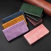 Leather Case For iPhone 16E 16 15 14 Plus 13 12 11 Pro Max 10 XR X XS 8 7 6 6S SE Geometric Phone Wallet Cover Stand Card Slots