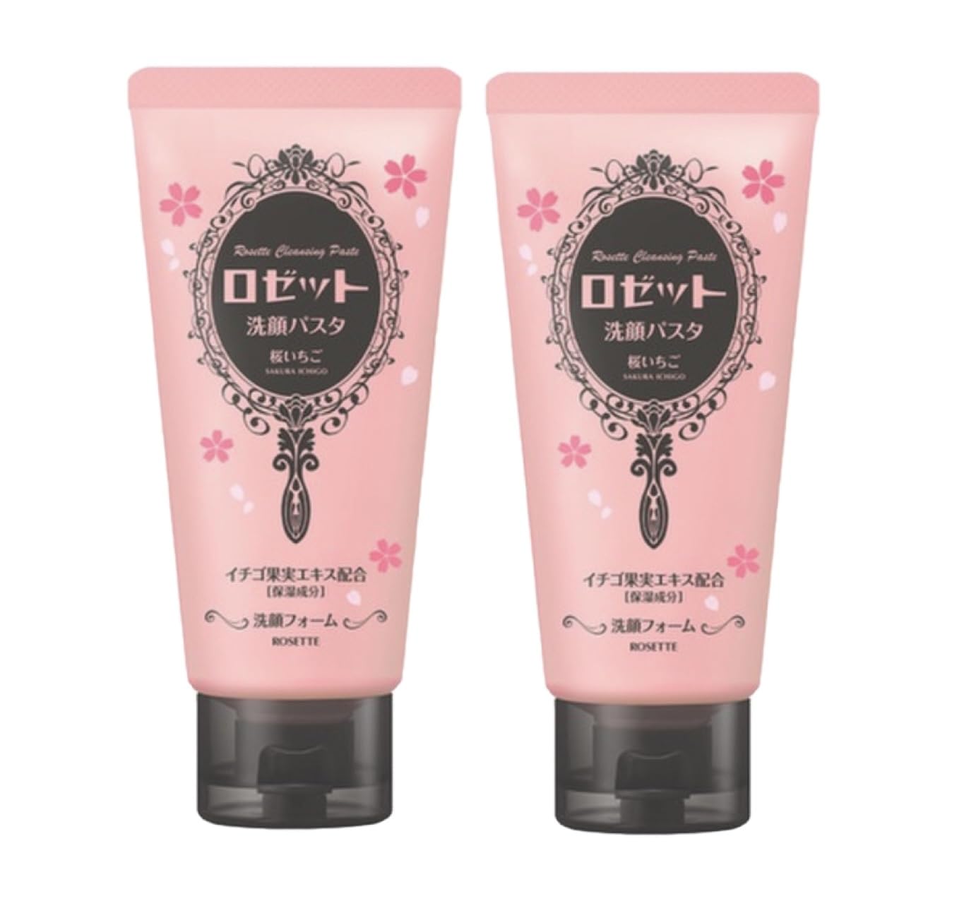 

Rosette Паста для умывания Sakura Клубничный аромат 120г x 2 флакона Время для весеннего раздражения кожи и клубничного носа [Ограниченное предложение]