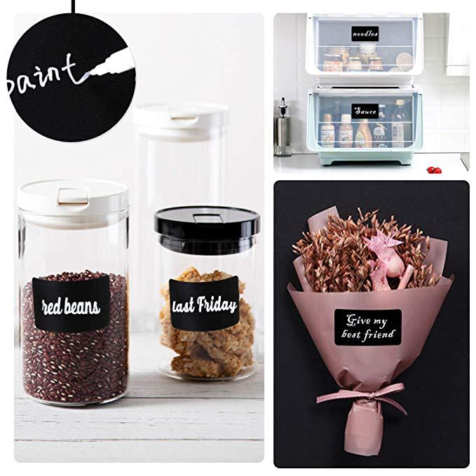 Roll Pack Removable Writing Blackboard Stickers, Labels, Home and Kitchen Supplies Classification Labels, Memo Labels