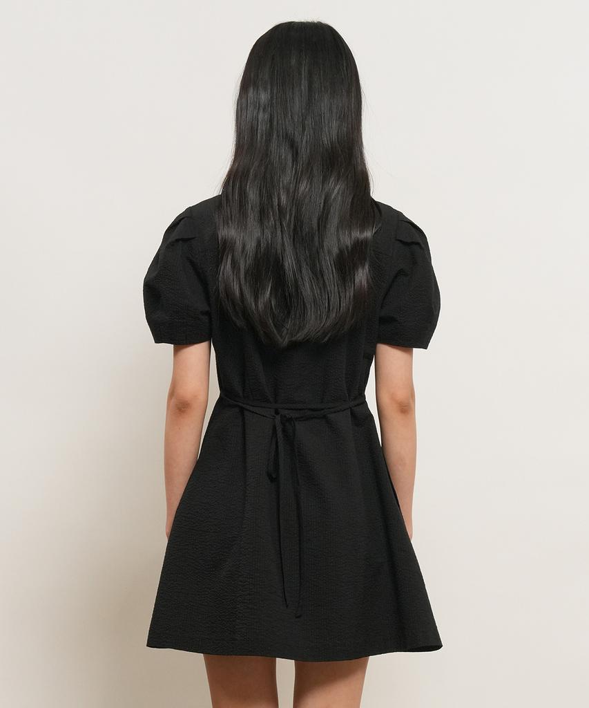 GENERALIDEA Voluminous Mini Dress [Black] / Gf2Lop511