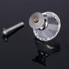 Elegant And Timeless 10pcs Crystal Glass Cabinet Knob With Diamond Shape For Drawers
