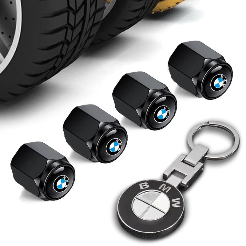 Tire Valve Stem Car Metal Keychain Style Wheel Air Valve Cover For BMW 2 5 6 7 Series F20 G20 G30 X1 X3 X4 X5 X6 F15 G05 Sticker jbvr38