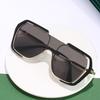 JYL TS Sunglasses Yellow Square UV Driving Unisex/2589