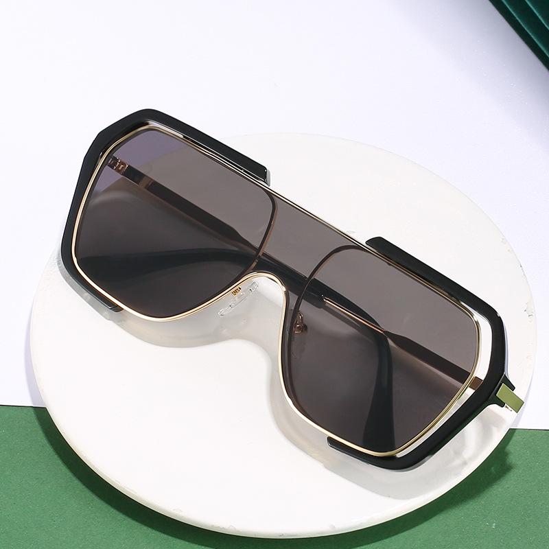 JYL TS Sunglasses Yellow Square UV Driving Unisex/2589